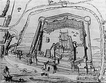 Sketch of the Tower complex (probably about late 16th century)